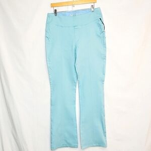 Diane Gilman DG2 suddenly slim jeans. Aqua blue, bootcut, Size Large.